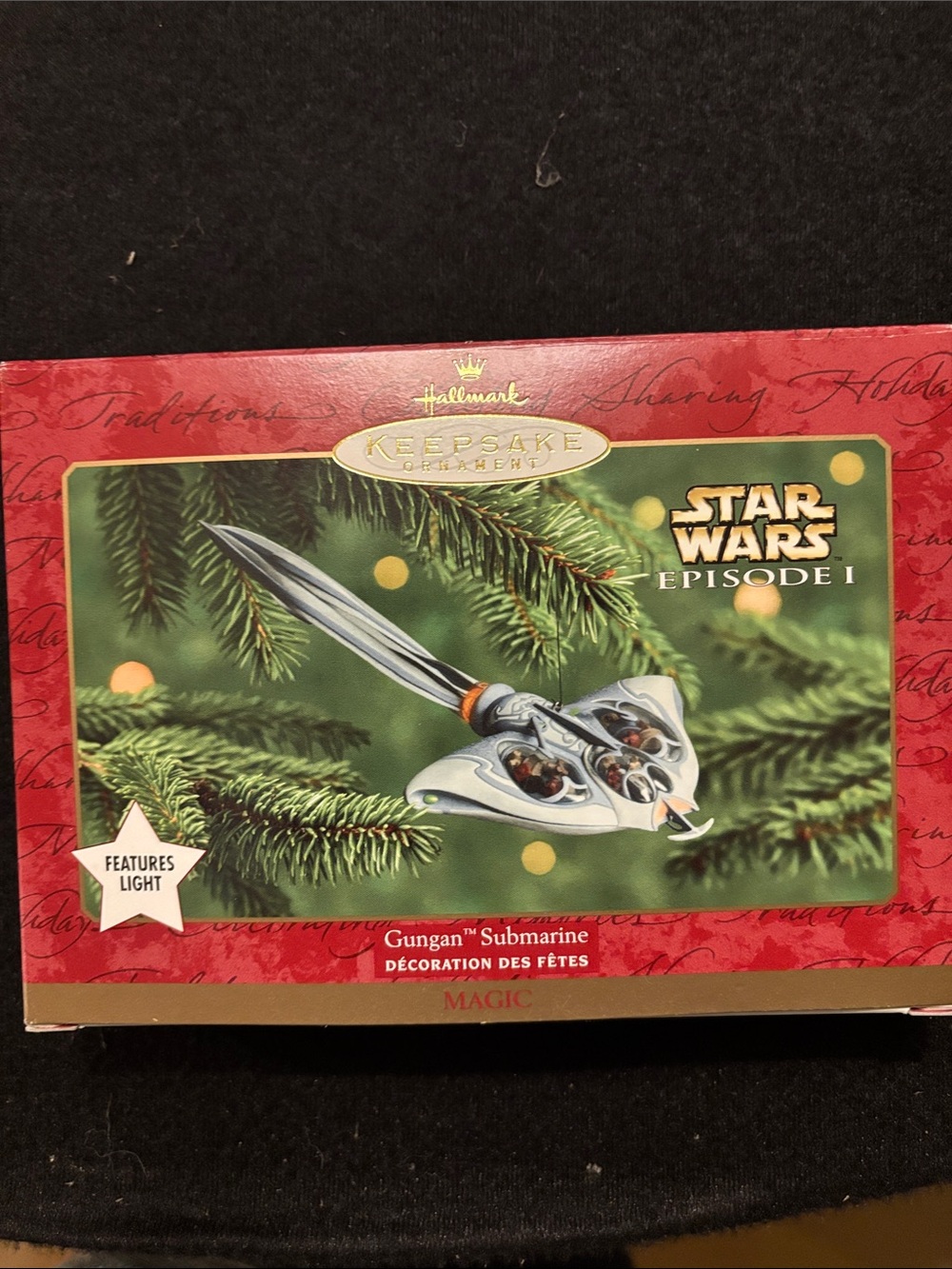 Hallmark Silver Gungan Submarine Star Wars Episode I Ornament